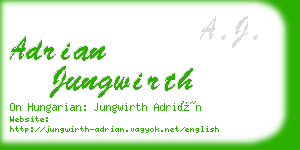 adrian jungwirth business card